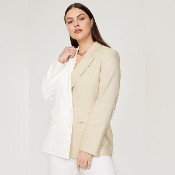Veronica Beard Jackets & Blazers - Veronica Beard Braeton Dickey Jacket Size 10 Blush Cream
